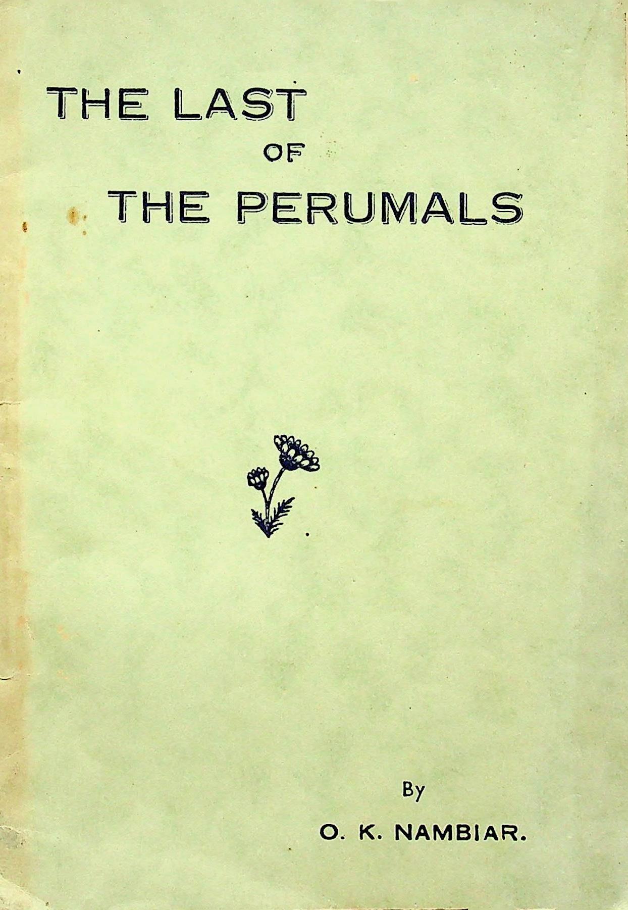 The Last of the Perumals
